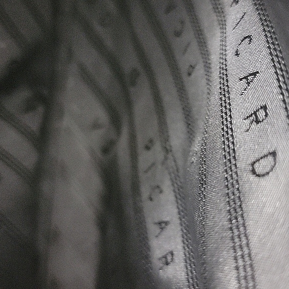 Picard Small Black Leather Messenger flap Shoulder Bag w/ Silver Buckle Hardware - Picture 10 of 11